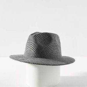 Anthropologie houndstooth hat new one size